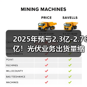 2025年预亏2.3亿-2.76亿!光伏业务出货量缩减影响几何?(图2) 2025年预亏2.3亿-2.76亿!光伏业务出货量缩减影响几何?(图2)