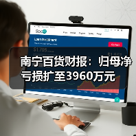 南宁百货财报：归母净亏损扩至3960万元(图3)