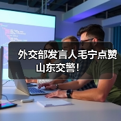 外交部发言人毛宁点赞山东交警!(图1) 外交部发言人毛宁点赞山东交警!(图1)