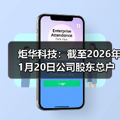 炬华科技：截至2026年1月20日公司股东总户数35611户(图4)