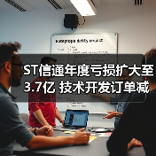 ST信通年度亏损扩大至3.7亿 技术开发订单减少成主因？(图2)