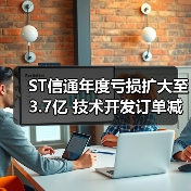 ST信通年度亏损扩大至3.7亿 技术开发订单减少成主因？
