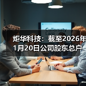 炬华科技：截至2026年1月20日公司股东总户数35611户