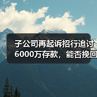 子公司再起诉招行追讨6000万存款,能否挽回损失?(图2) 子公司再起诉招行追讨6000万存款,能否挽回损失?(图2)