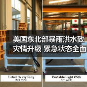 美国东北部暴雨洪水致灾情升级 紧急状态全面启动(图1)
