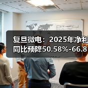 复旦微电:2025年净利同比预降50.58%-66.82%(图3) 复旦微电:2025年净利同比预降50.58%-66.82%(图3)