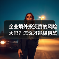 企业境外投资真的风险大吗？怎么才能稳稳拿下(图1)