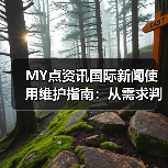MY点资讯国际新闻使用维护指南：从需求判断到实用方法(图2)