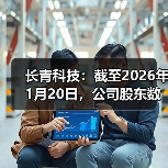 长青科技：截至2026年1月20日，公司股东数为14568户(图4)